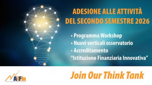 Adesione alle attività AIFIn del secondo semestre 2026